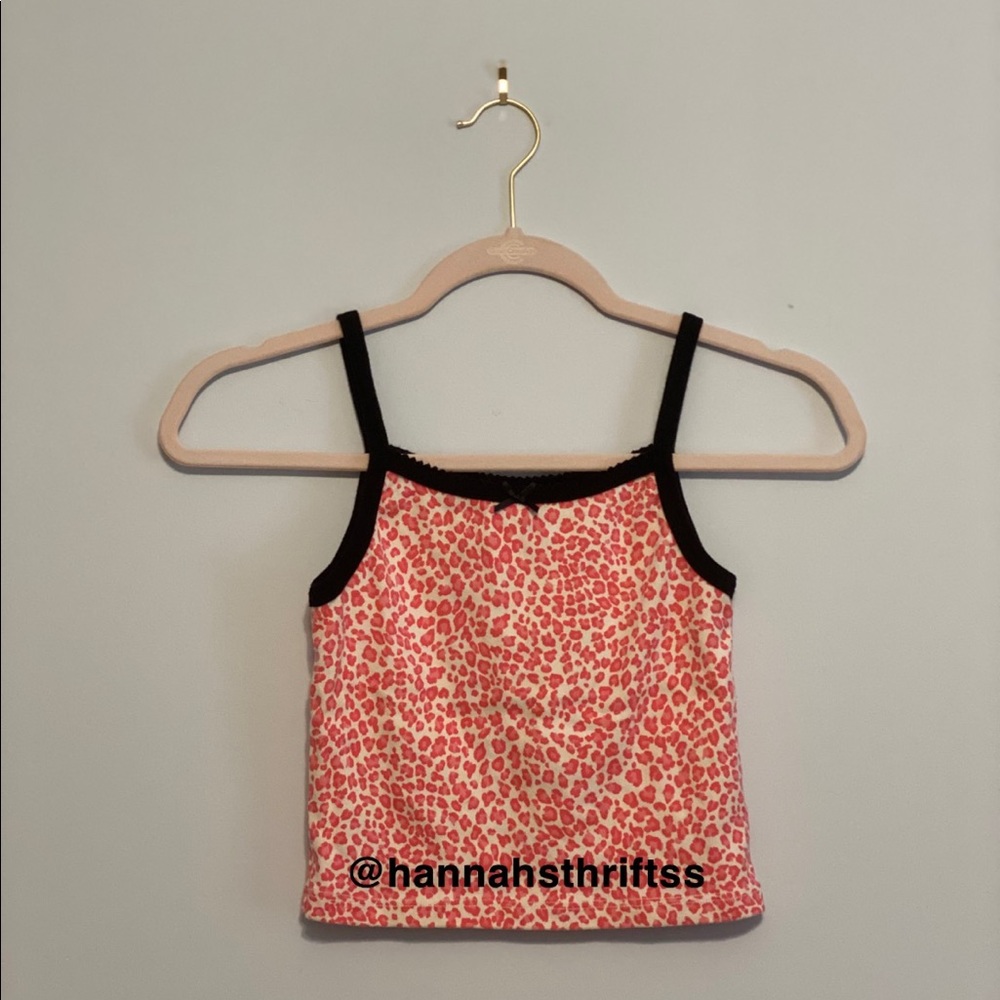 NWT Brandy Melville Pink Leopard Belle Tank